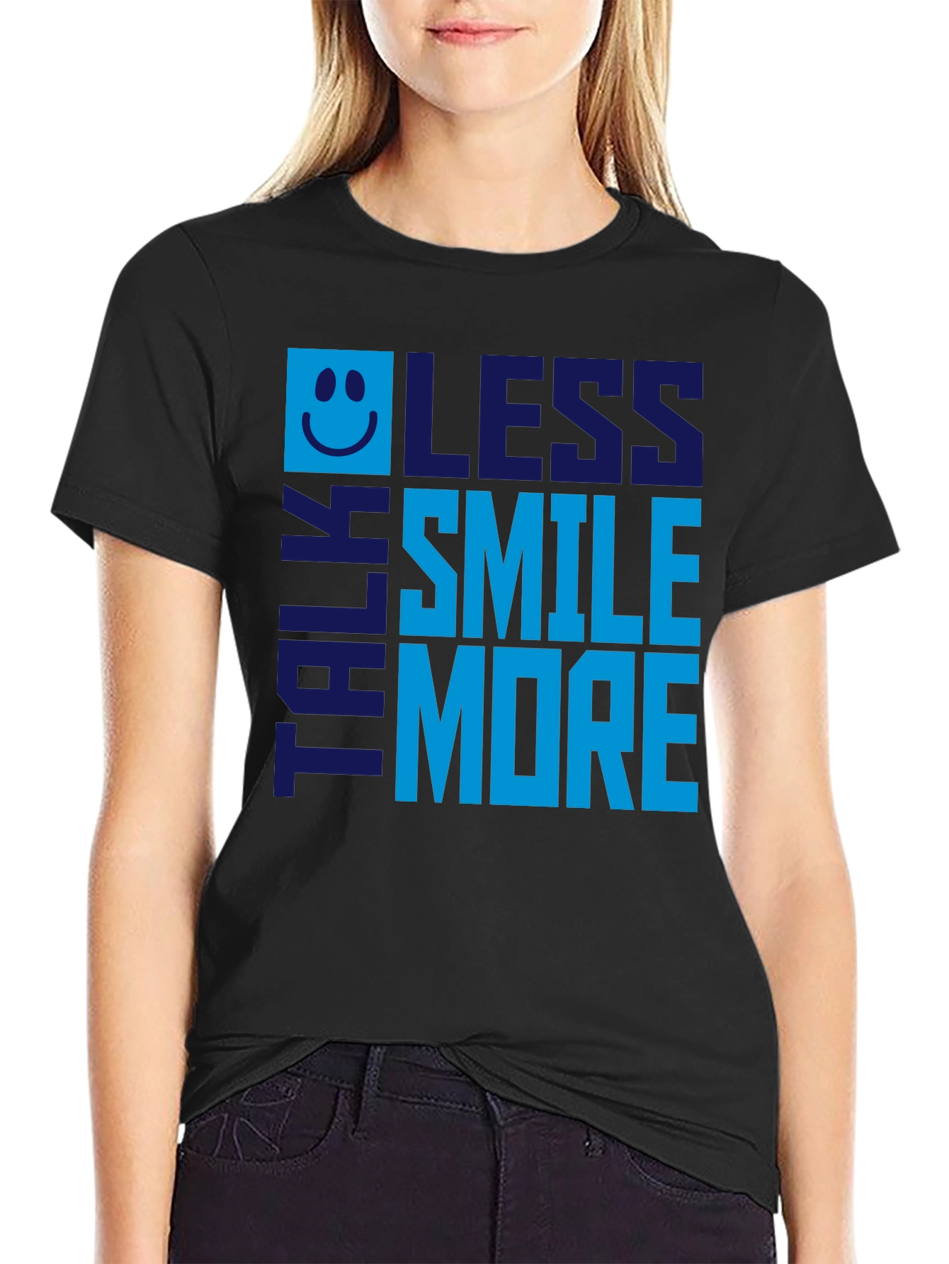 Talk Less Smile More Graphic Tee - Mens