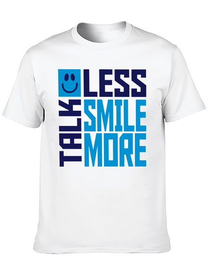 Talk Less Smile More Graphic Tee - Mens