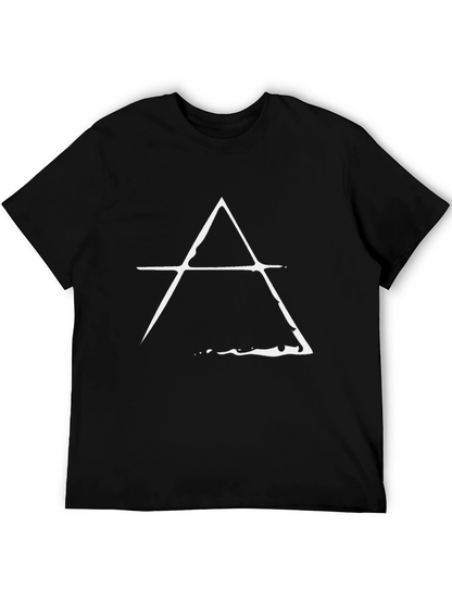 Black T-Shirt with White Alchemical Symbol