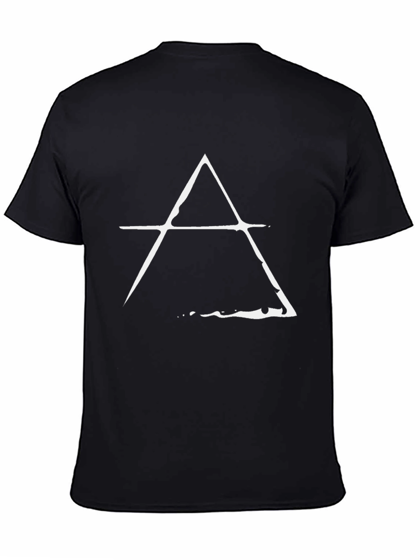 Black T-Shirt with White Alchemical Symbol