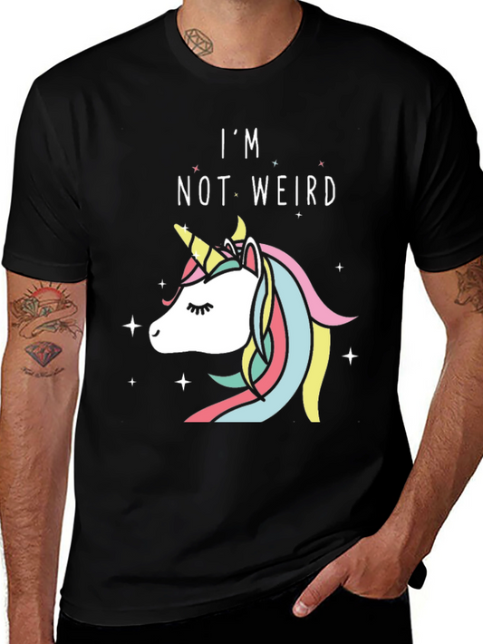 Unicorn Graphic Tee - Im Not Weird T-Shirt