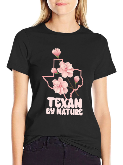 Texan by Nature Black Graphic Tee