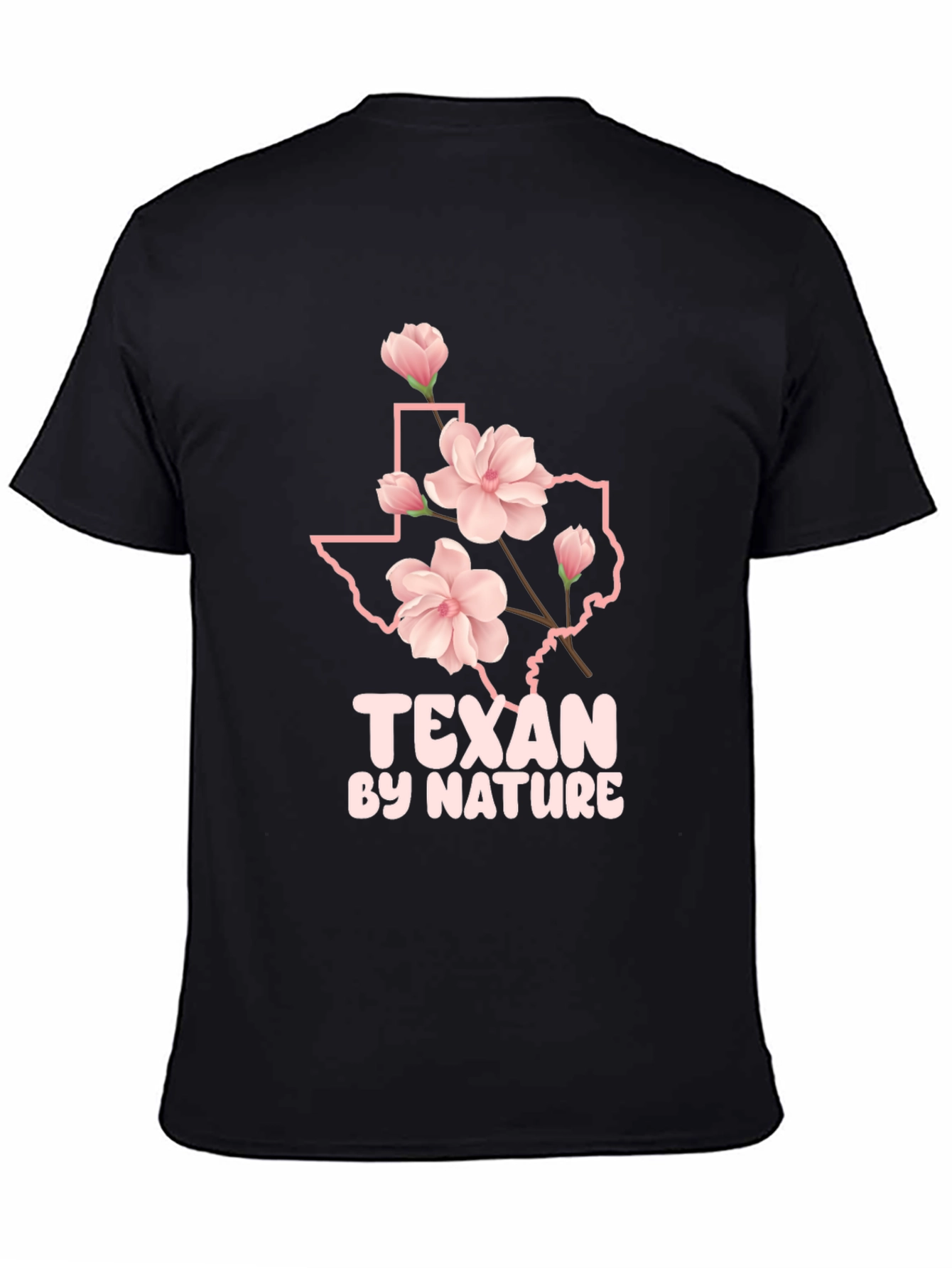 Texan by Nature Black Graphic Tee