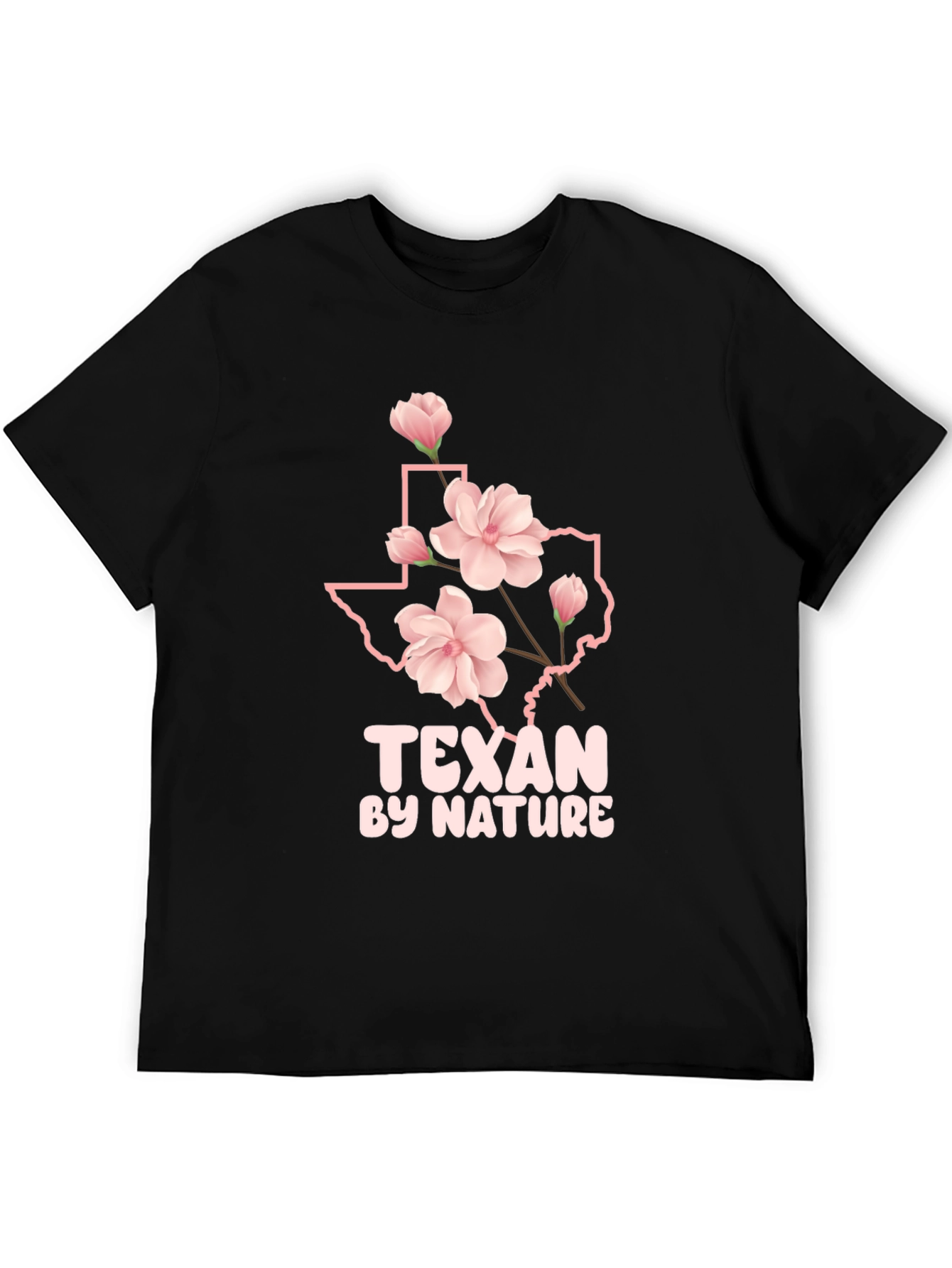 Texan by Nature Black Graphic Tee