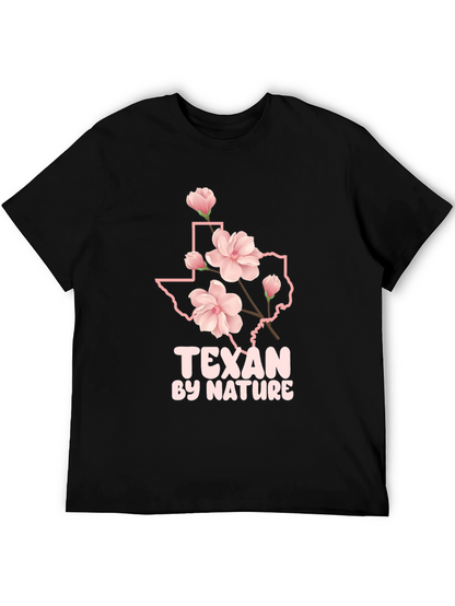 Texan by Nature Black Graphic Tee