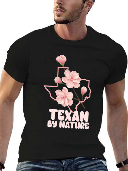 Texan by Nature Black Graphic Tee