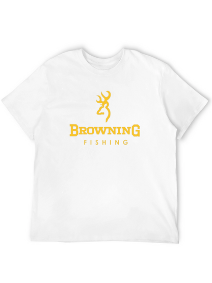 Browning Fishing Black T-Shirt - Deer Logo