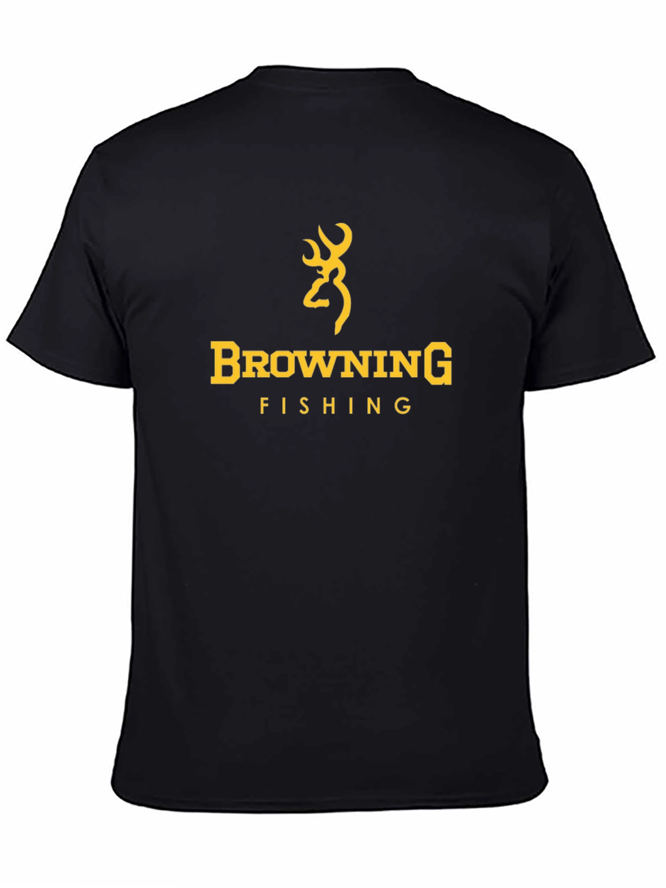 Browning Fishing Black T-Shirt - Deer Logo