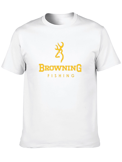 Browning Fishing Black T-Shirt - Deer Logo