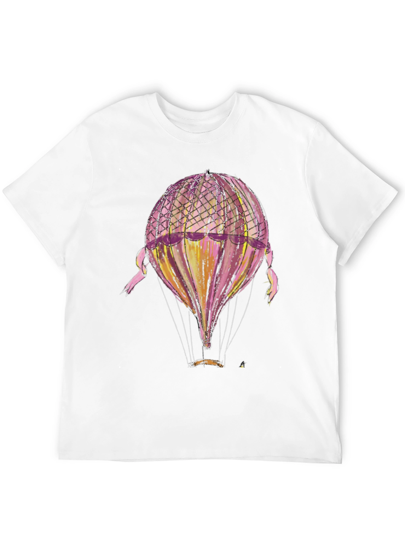 Hot Air Balloon Graphic T-Shirt - Unique Design