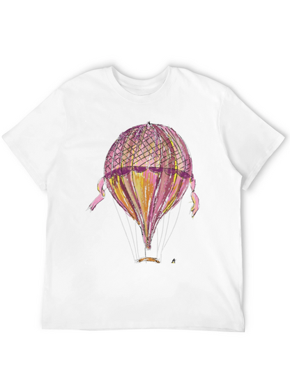 Hot Air Balloon Graphic T-Shirt - Unique Design
