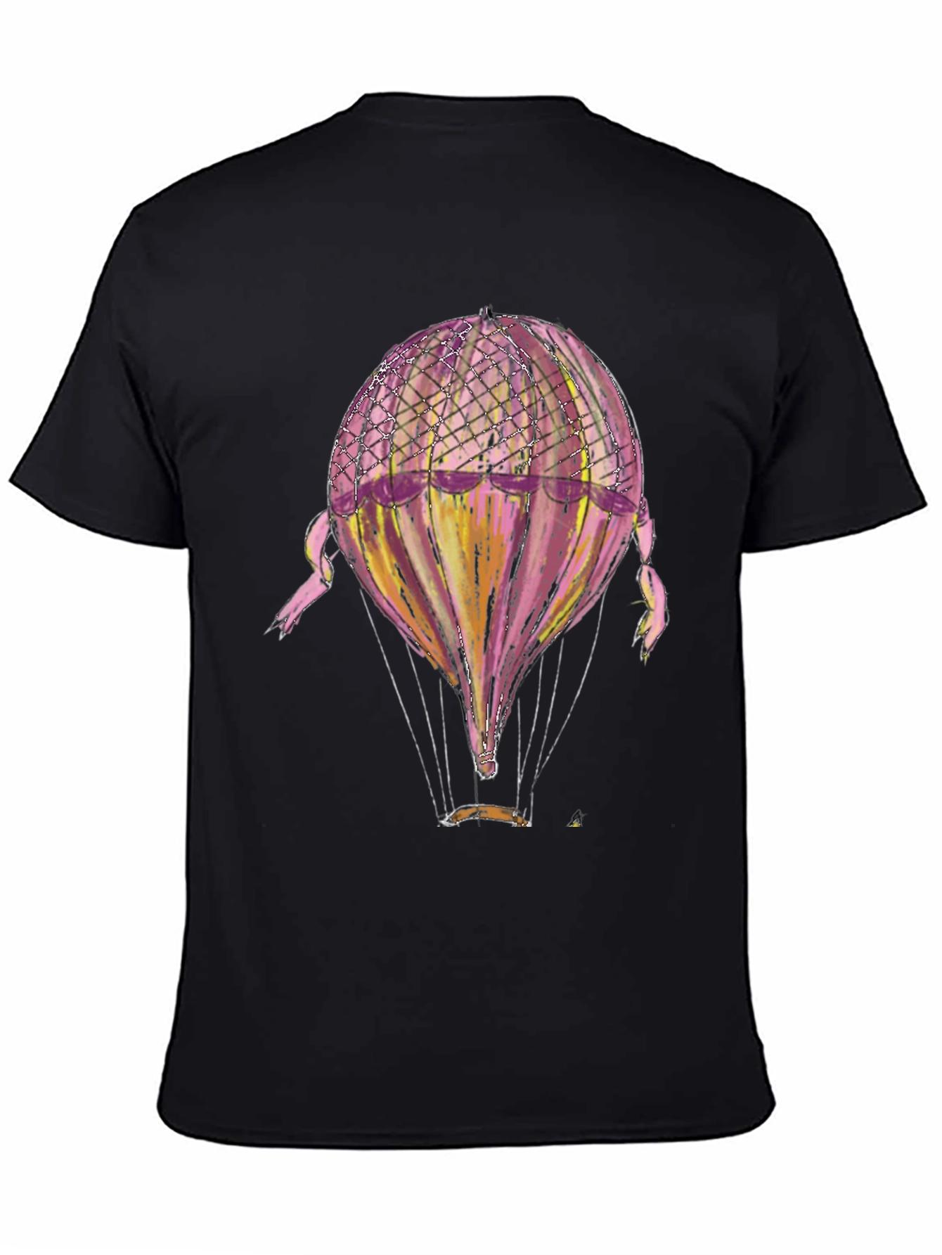 Hot Air Balloon Graphic T-Shirt - Unique Design