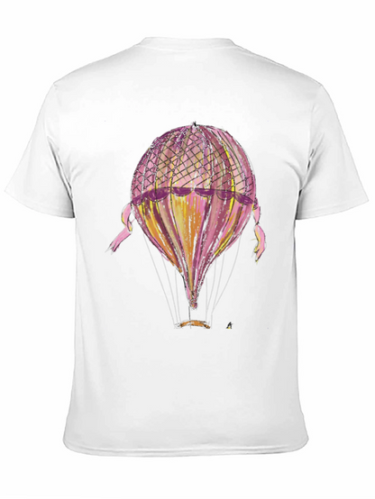 Hot Air Balloon Graphic T-Shirt - Unique Design