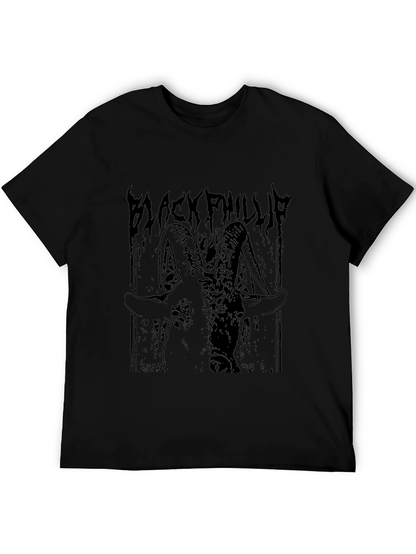 Black Phillip Goat Graphic T-Shirt