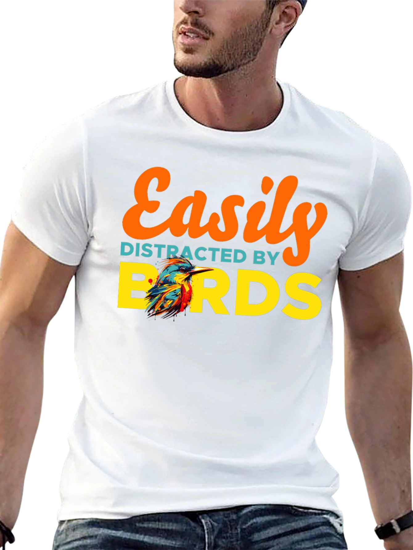 Easily Distracted By Birds T-Shirt