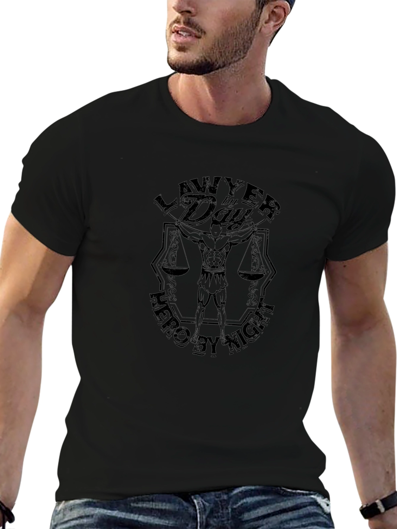 Lawyer Day Hero Night Graphic T-Shirt