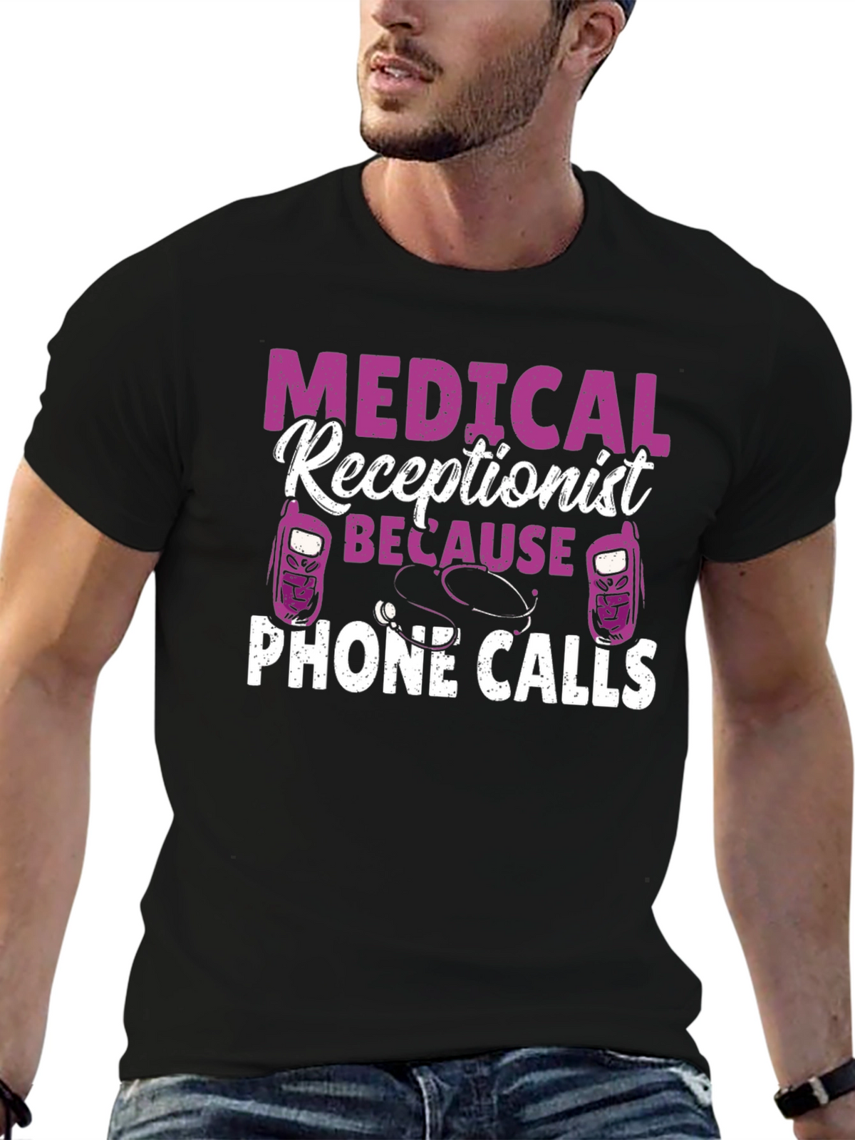 Medical Receptionist Phone Calls T-Shirt