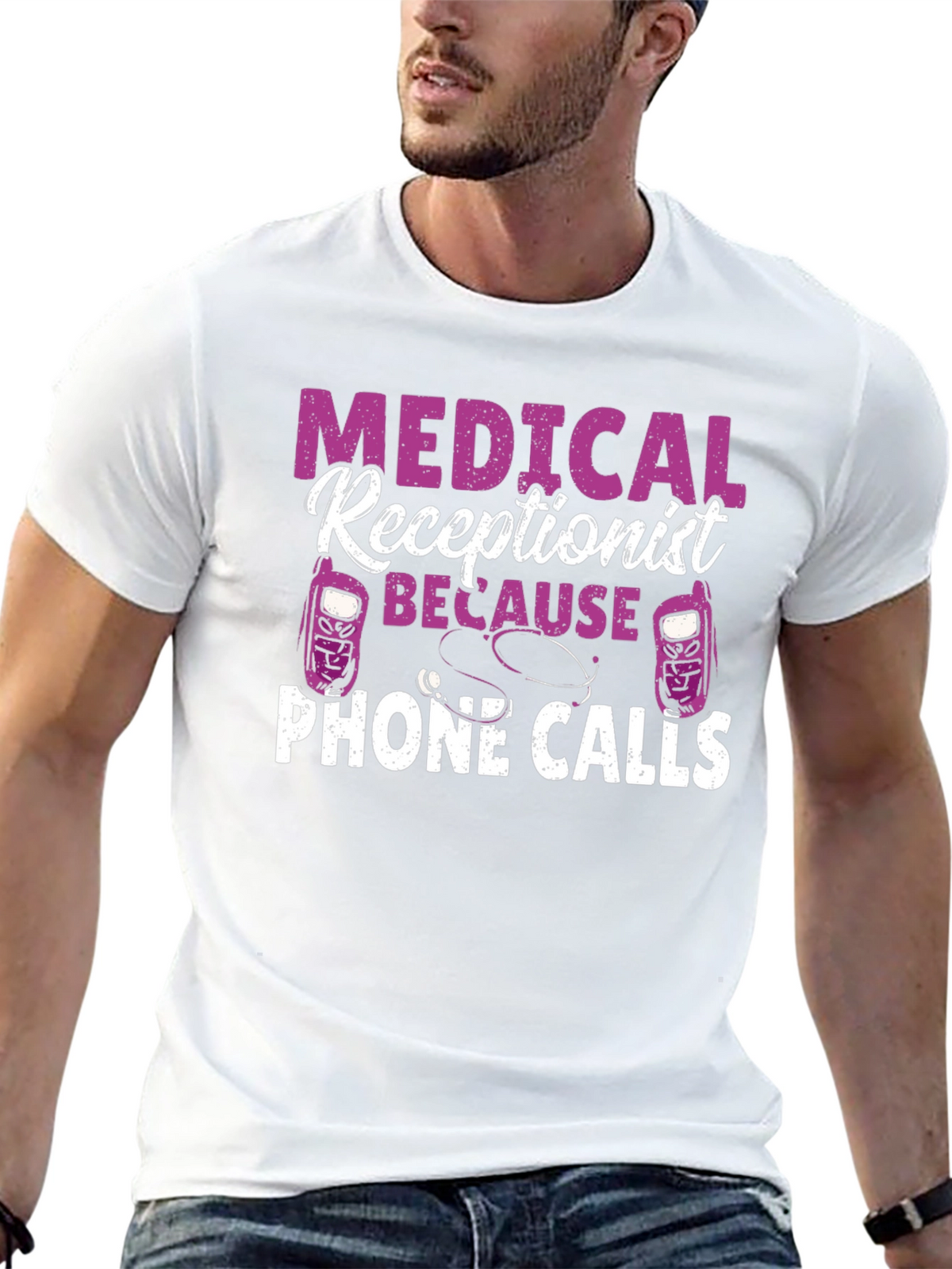 Medical Receptionist Phone Calls T-Shirt