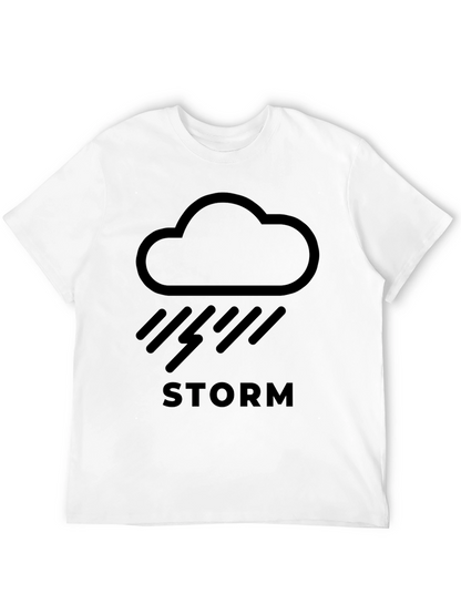 Storm Cloud Graphic T-Shirt - Weather Inspired Tee