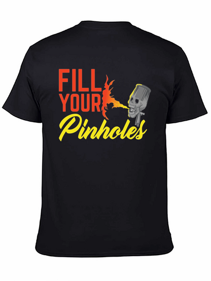 Fill Your Pinhole Black T-Shirt