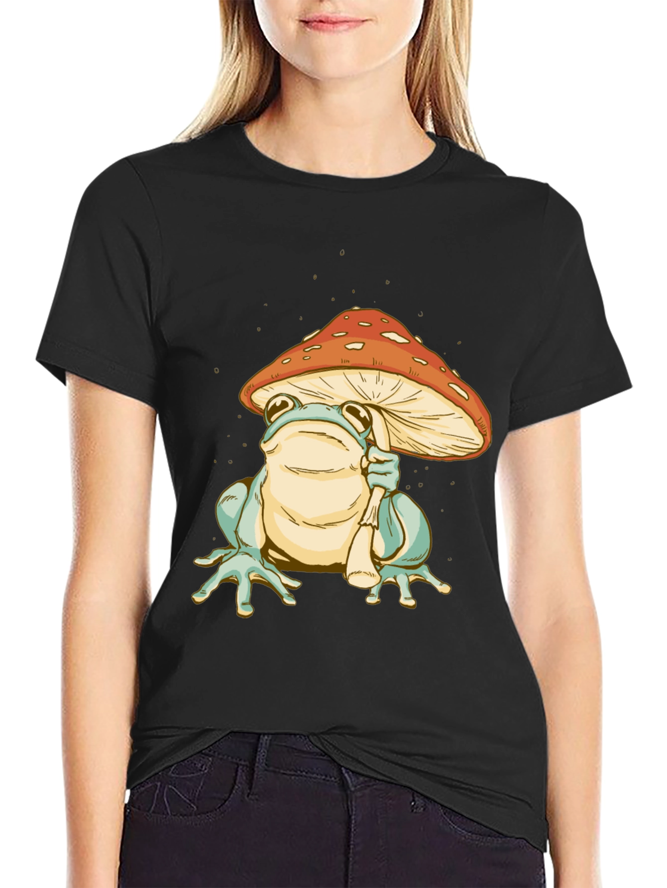 Frog & Mushroom Graphic Tee