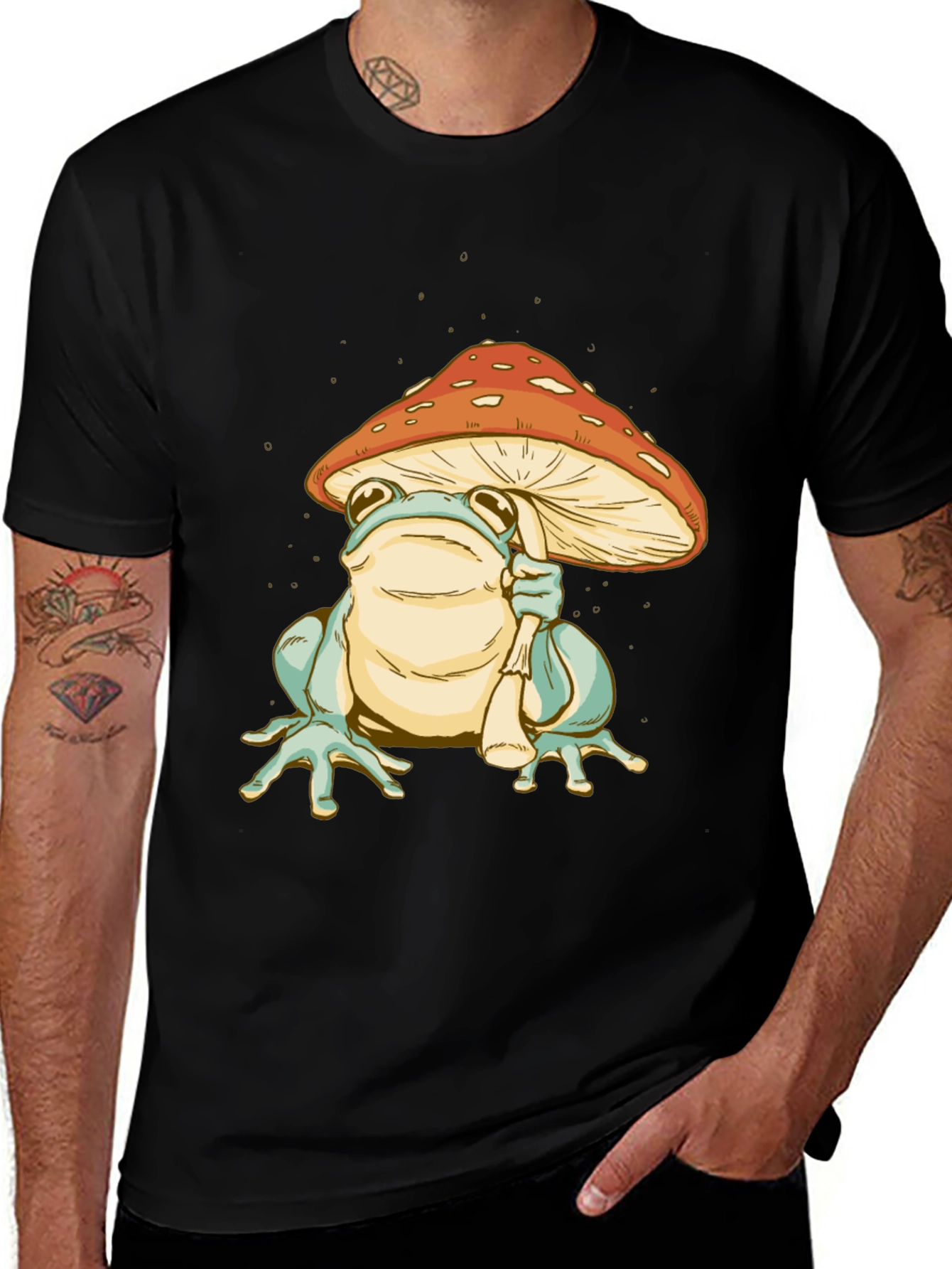 Frog & Mushroom Graphic Tee
