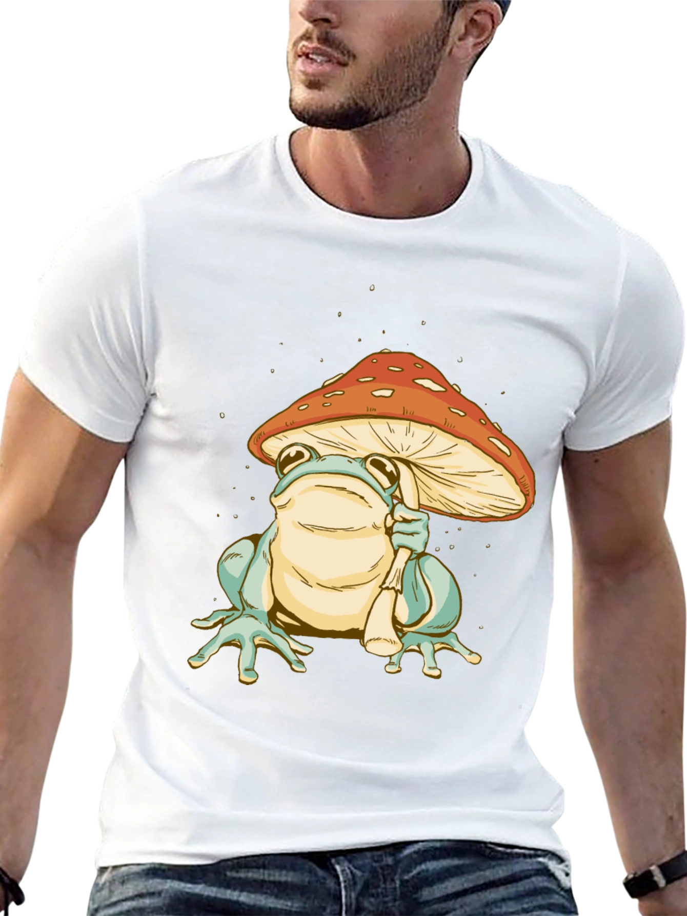 Frog & Mushroom Graphic Tee