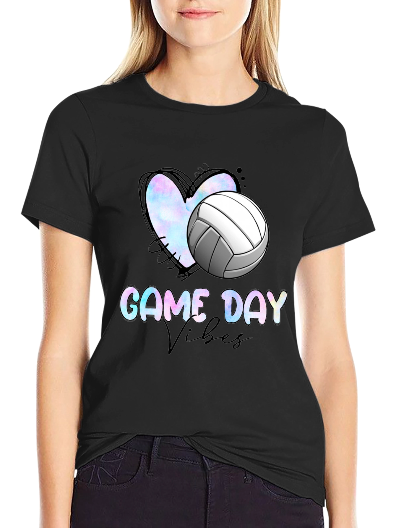 Game Day Volleyball Vibes T-Shirt