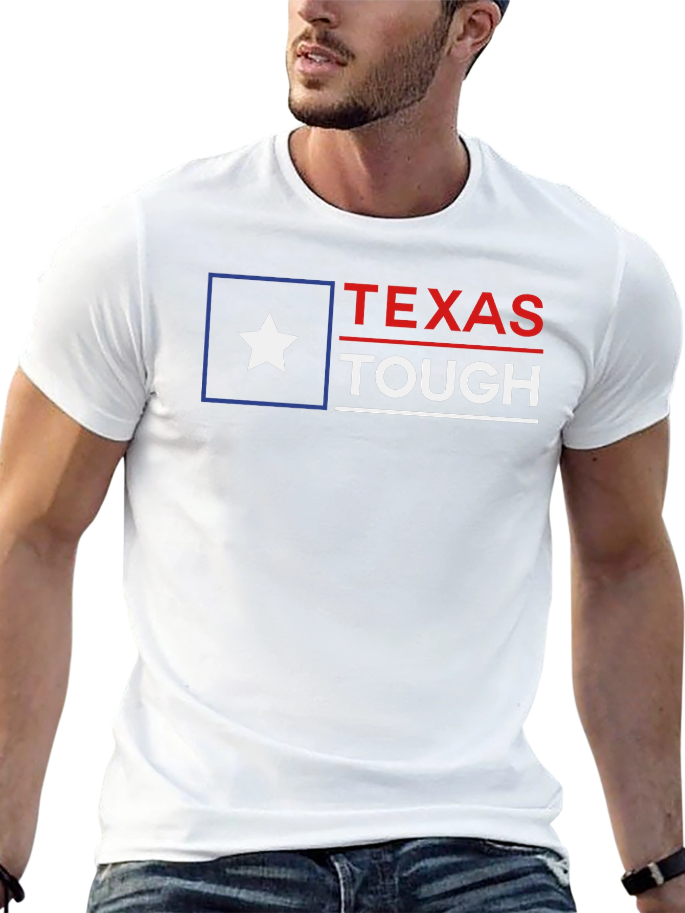 Texas Tough Graphic Tee - Bold State Pride Shirt