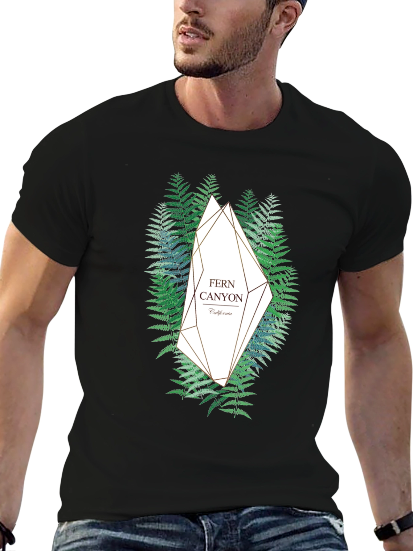 Fern Canyon Graphic Tee - Nature Inspired Design