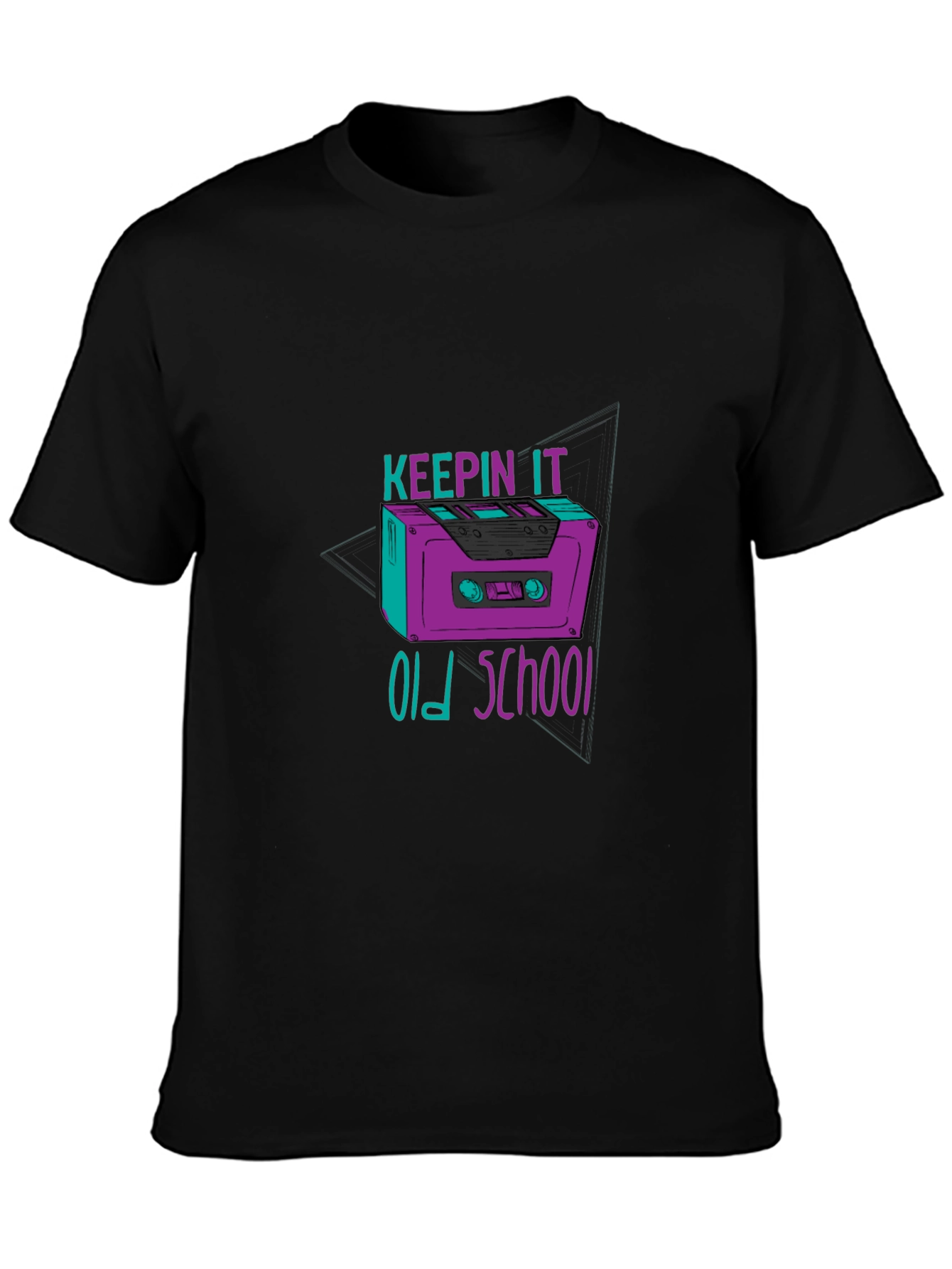 Keepin It Old School Cassette Tape T-Shirt