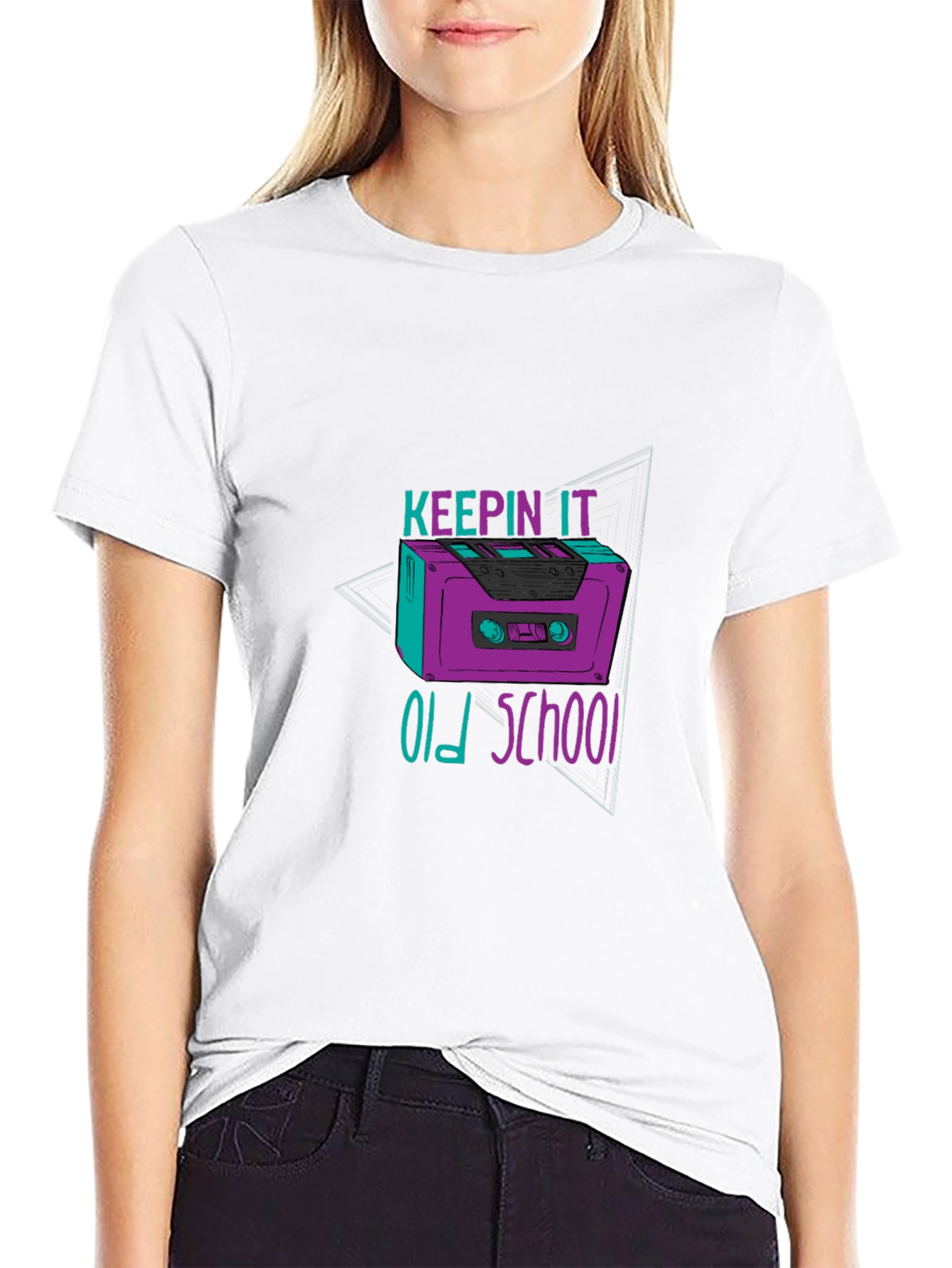 Keepin It Old School Cassette Tape T-Shirt