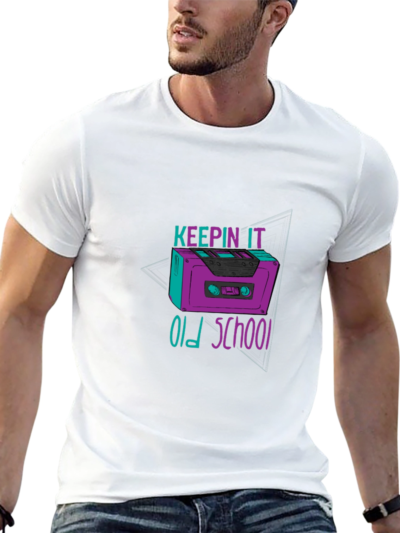 Keepin It Old School Cassette Tape T-Shirt