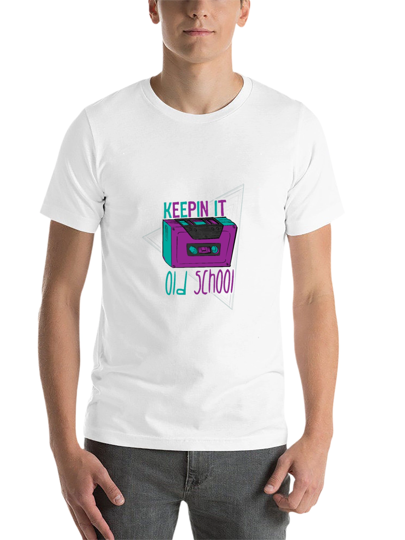 Keepin It Old School Cassette Tape T-Shirt