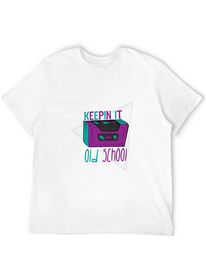 Keepin It Old School Cassette Tape T-Shirt