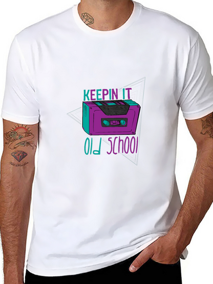Keepin It Old School Cassette Tape T-Shirt