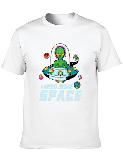 I Need Some Space Alien UFO Graphic T-Shirt