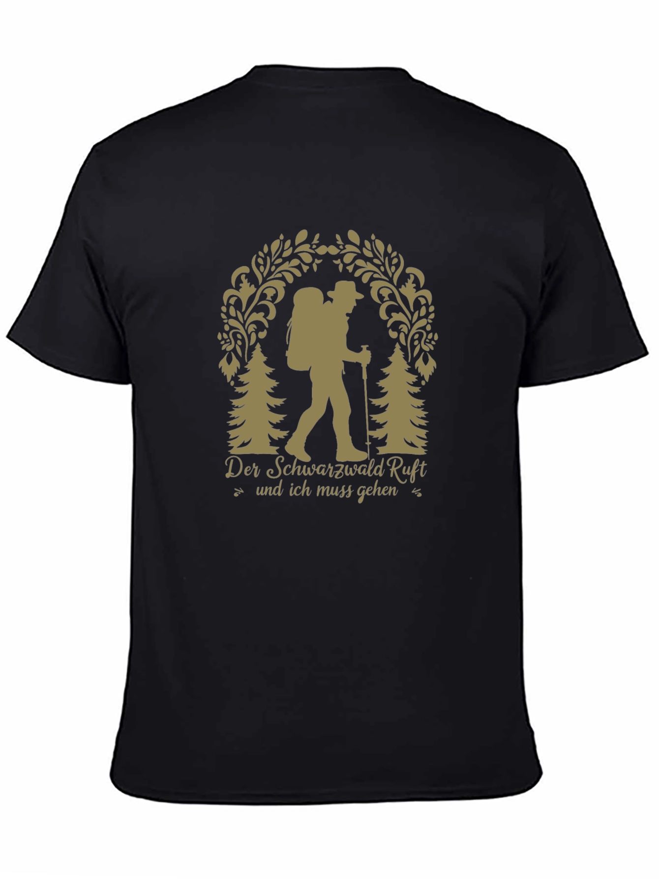 Black Forest Calling T-Shirt - Hiking Adventure Tee