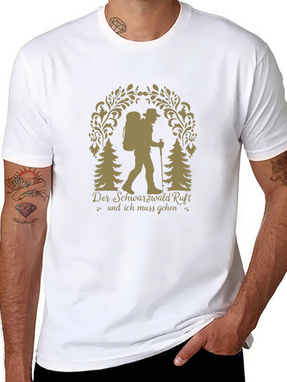 Black Forest Calling T-Shirt - Hiking Adventure Tee