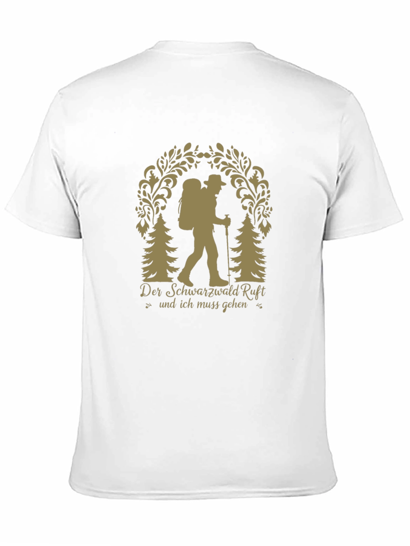 Black Forest Calling T-Shirt - Hiking Adventure Tee