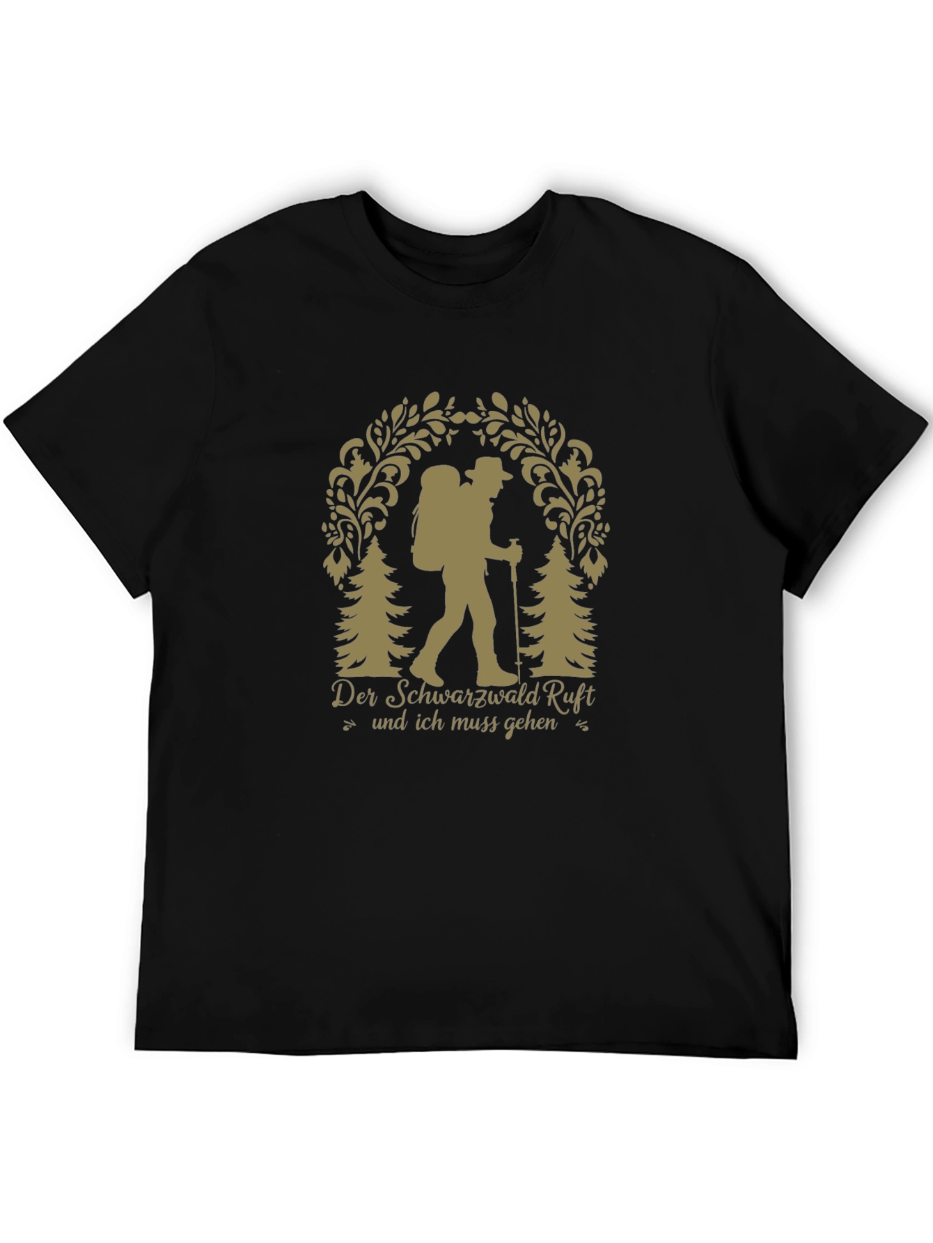 Black Forest Calling T-Shirt - Hiking Adventure Tee