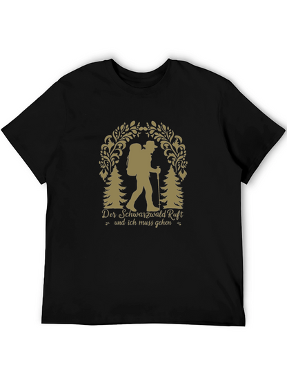 Black Forest Calling T-Shirt - Hiking Adventure Tee