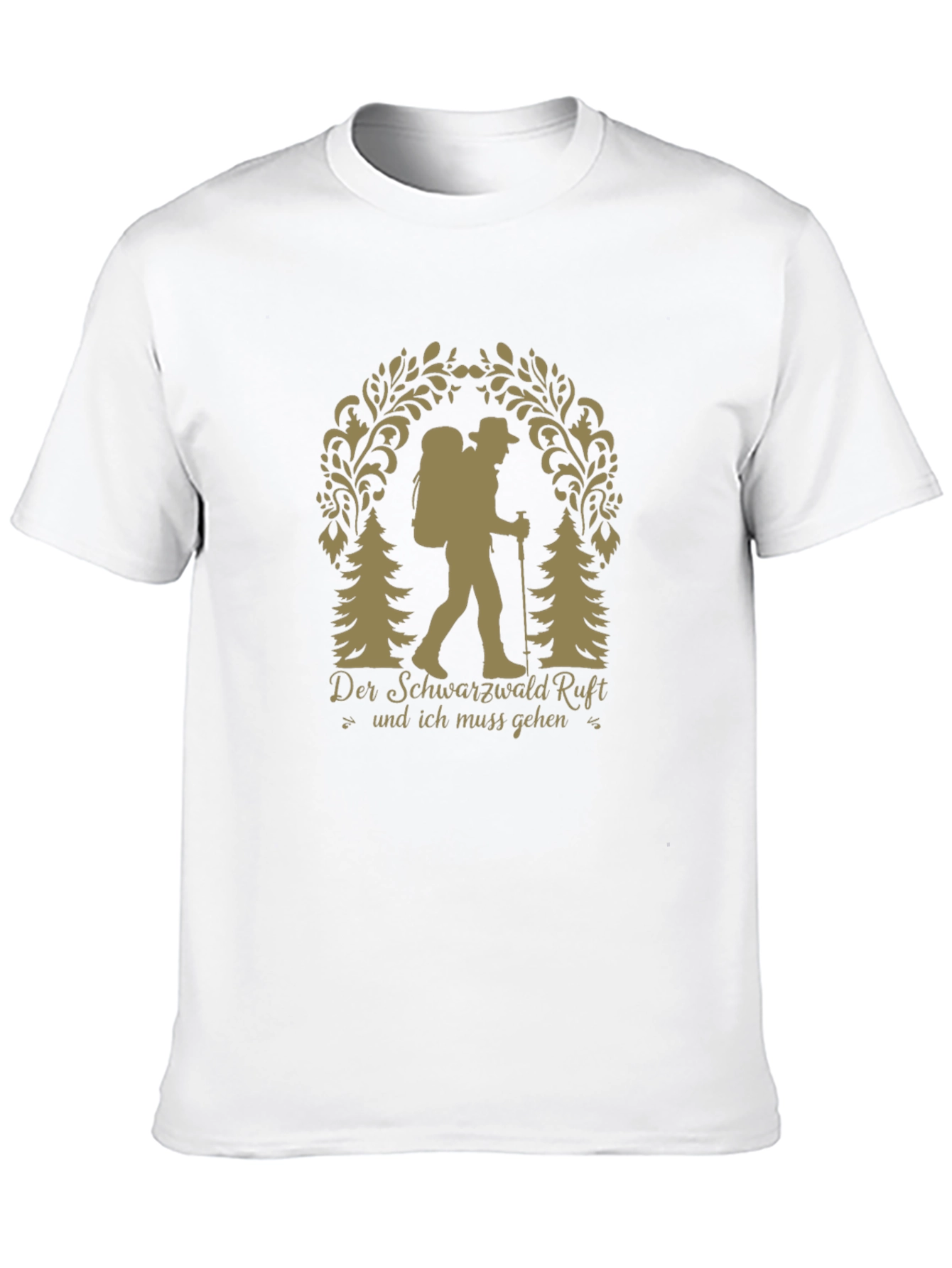 Black Forest Calling T-Shirt - Hiking Adventure Tee