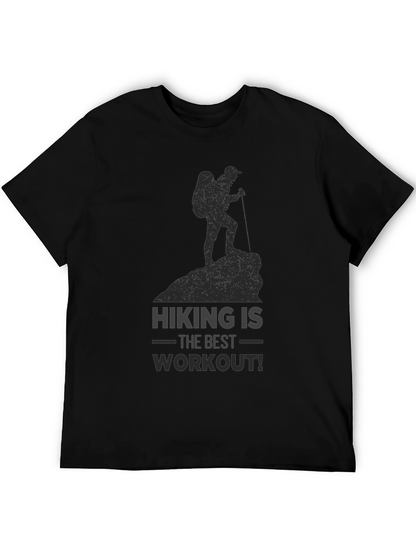 Hiking Workout Graphic Tee - Active Lifestyle Shirt