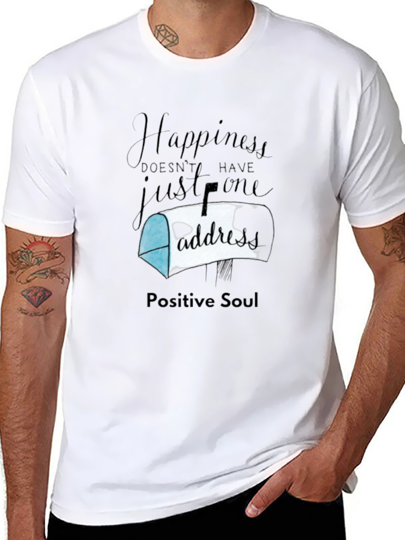 Happiness Has No Address T-Shirt