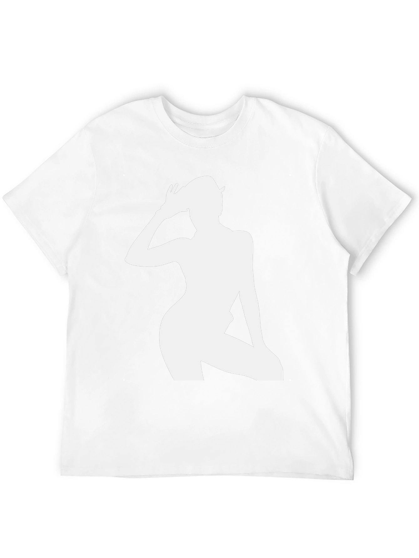 Silhouette Graphic Tee - Sleek Black T-Shirt