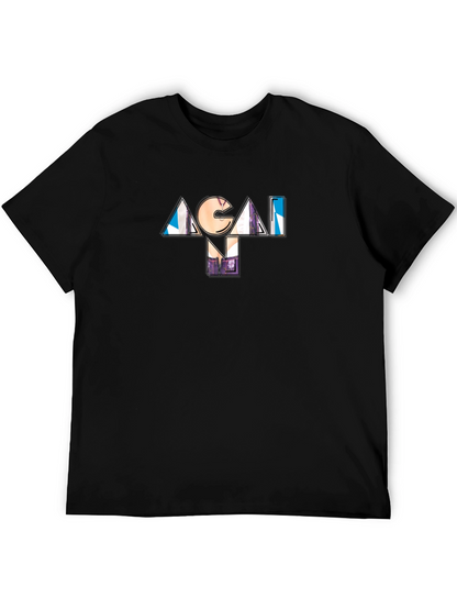 ACAI NM Black Graphic T-Shirt