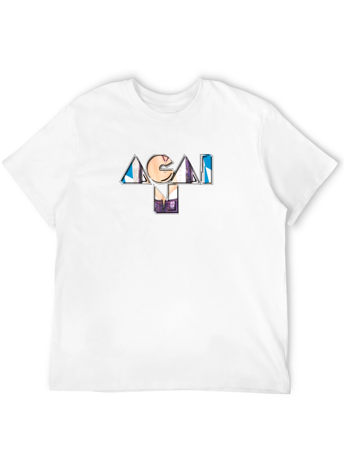 ACAI NM Black Graphic T-Shirt