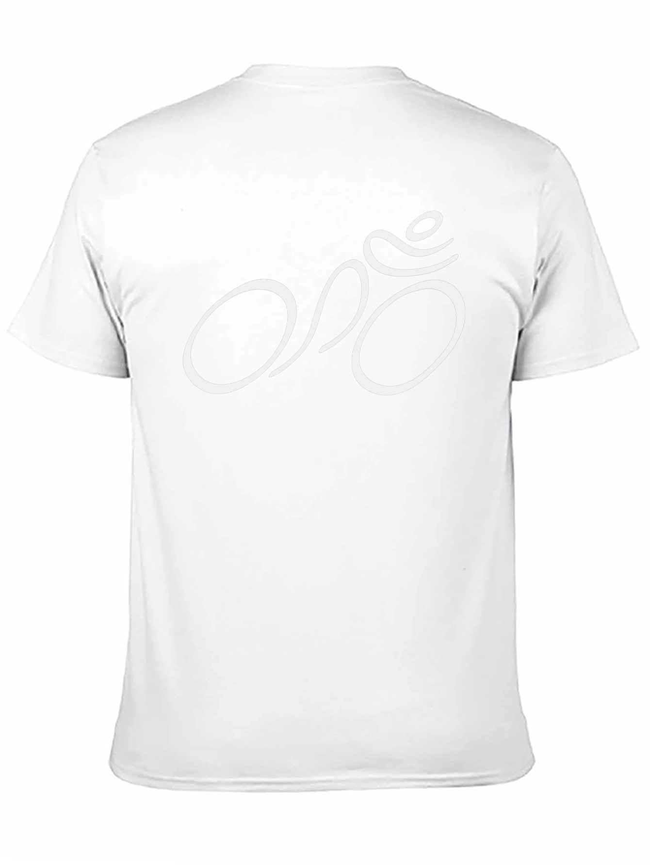 Stylish Black T-Shirt with Minimalist Bike Graphic