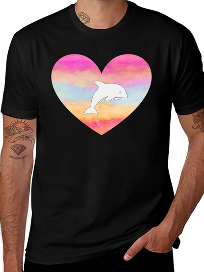 Heart Dolphin T-Shirt